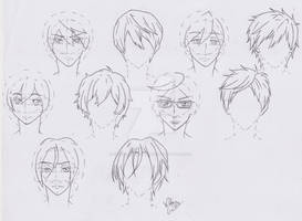 Practice: Free characters! hairstyle!