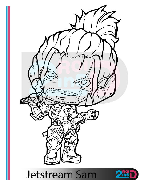Chibi Jetstream Sam Vector by FutagoFude-2insROID on DeviantArt