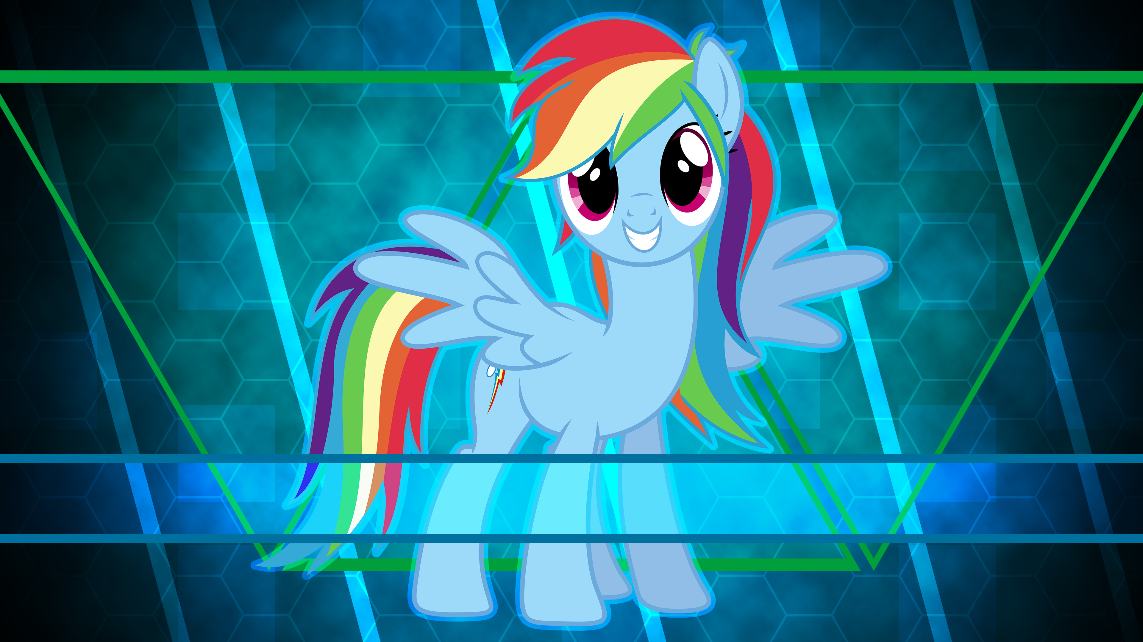 Rainbow Dash always brushes in style