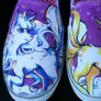 Fox painted shoes