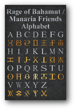 Manaria Friends Alphabet