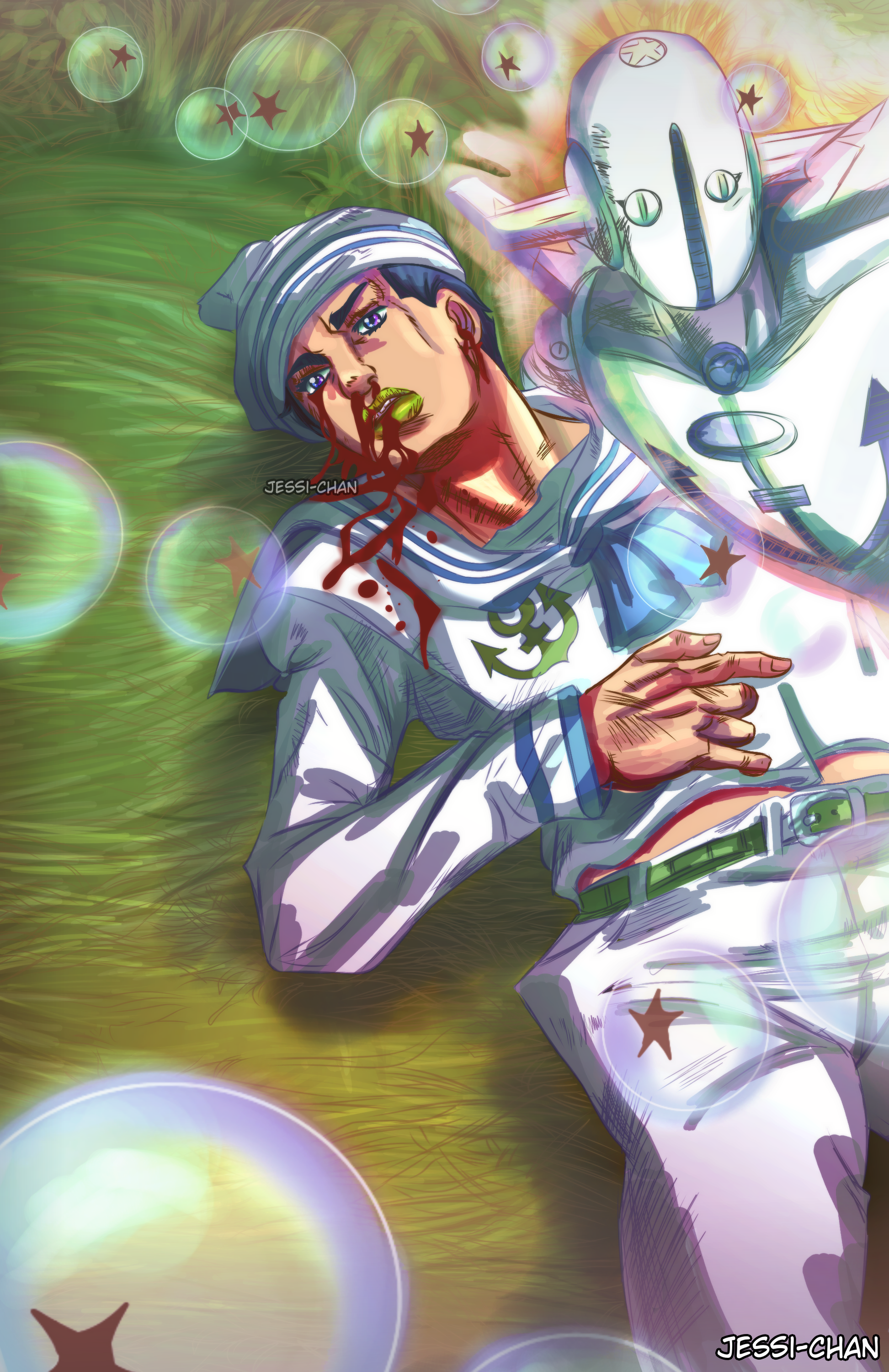 Josuke Jjba Part 8 Ch 76 Cover Page By Jessi Chan777 On Deviantart