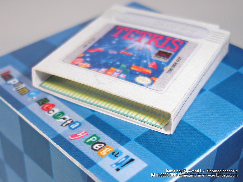 GameBoy Cartridge Papercraft by Dil1880 on DeviantArt