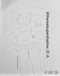 Goku (Early) Sketch