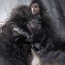 Jon Snow and Ghost ~ Game of Thrones Fan Art