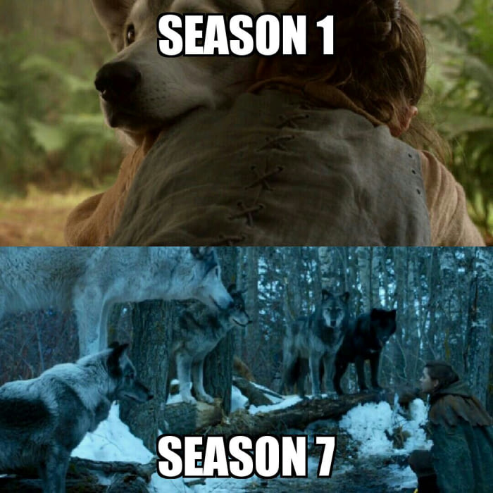 Game of thrones season 1 to 7