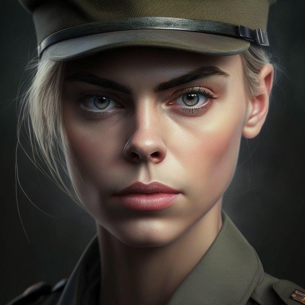 Cara delevingne in army by Encharmion on DeviantArt
