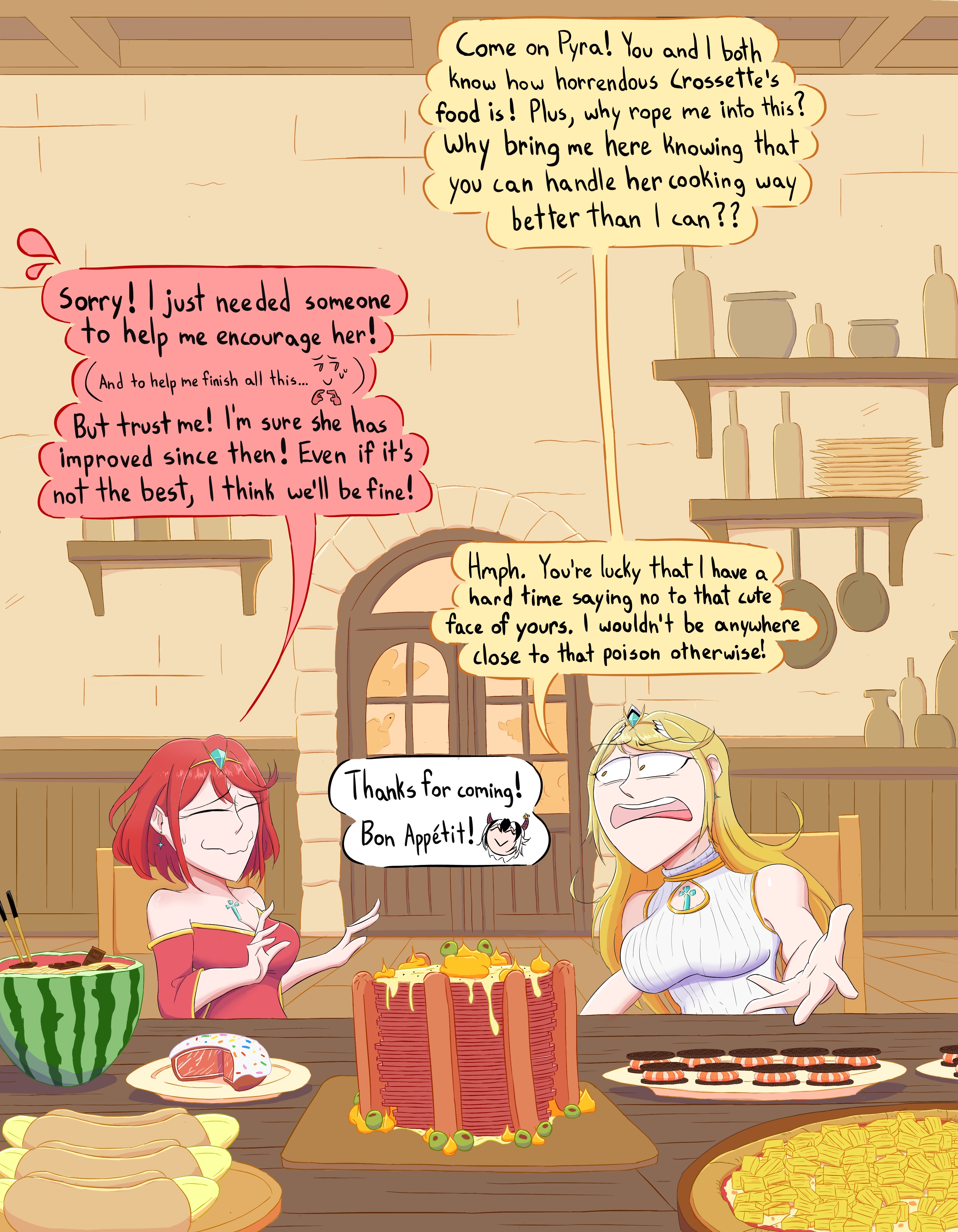 COMM Pyra And Mythra Try Crossette s Meals 1 5 By PartTimeDegen On comm-pyra-and-mythra-try-crossette-s-meals-1-5-by-parttimedegen-on