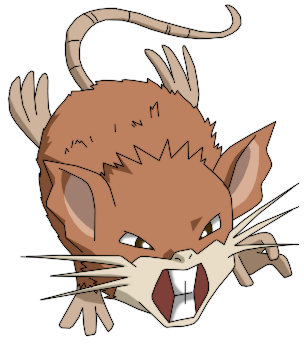 Ratitute Character 20 - Raticate by uraharataichou on DeviantArt