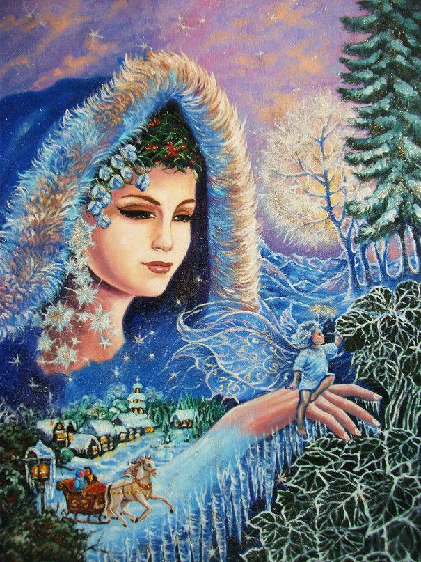 Order. A copy of a painting of Josephine Wall by Knesya27 on DeviantArt