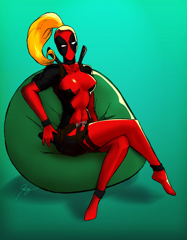 Lady Deadpool by pantaeba Lady Deadpool by pantaeba