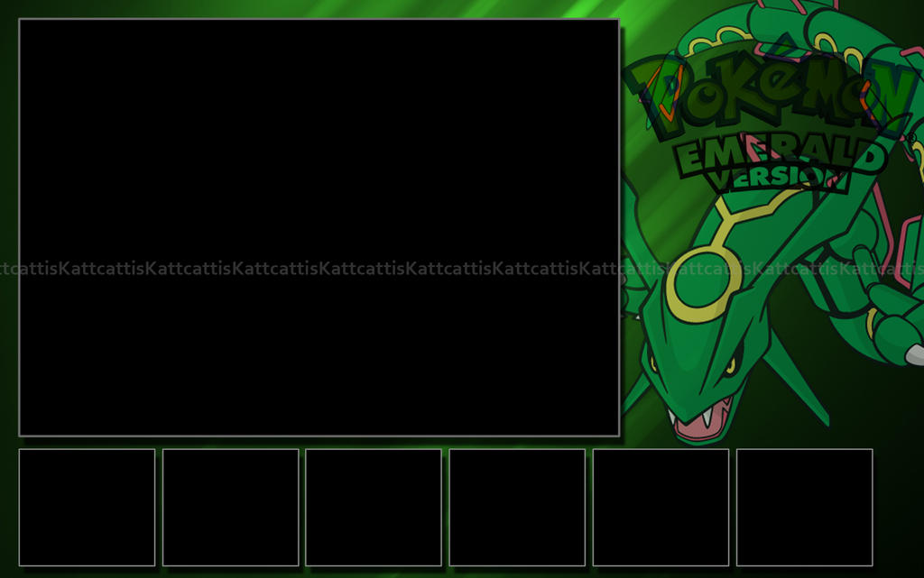 Pokemon Emerald Template by KattCattis on DeviantArt Pokemon Emerald Template by KattCattis on DeviantArt