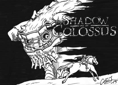 shadow of the colossus 5th boss wallpaper Desktop by empessah on DeviantArt