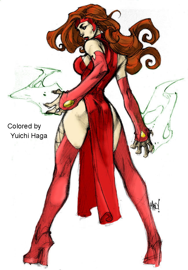 Scarlet witch from Ultimates