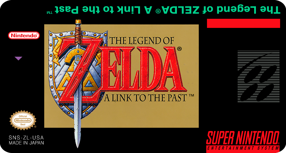 Label Legend Of Zelda - Link To The Past snes by labelsnes on