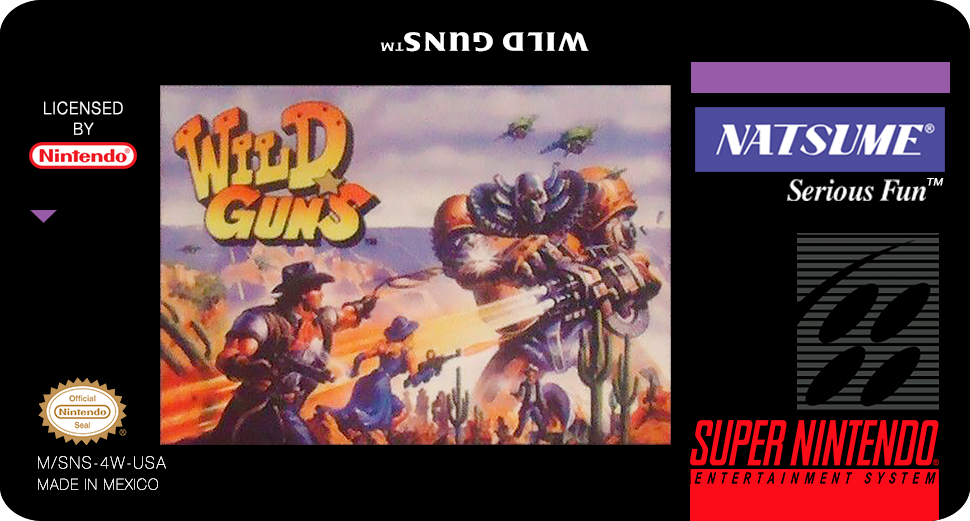 Label Wild Guns snes by labelsnes on DeviantArt