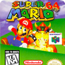 Label Super Mario 64 for Nintendo 64