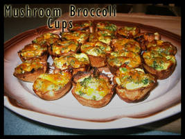 Mushroom Broccoli Cups