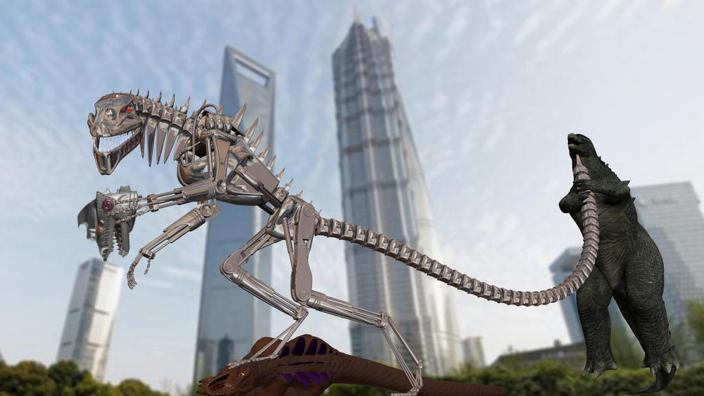 Terminator Godzilla 98 Kicks Ass by Mechaghostman2 on DeviantArt