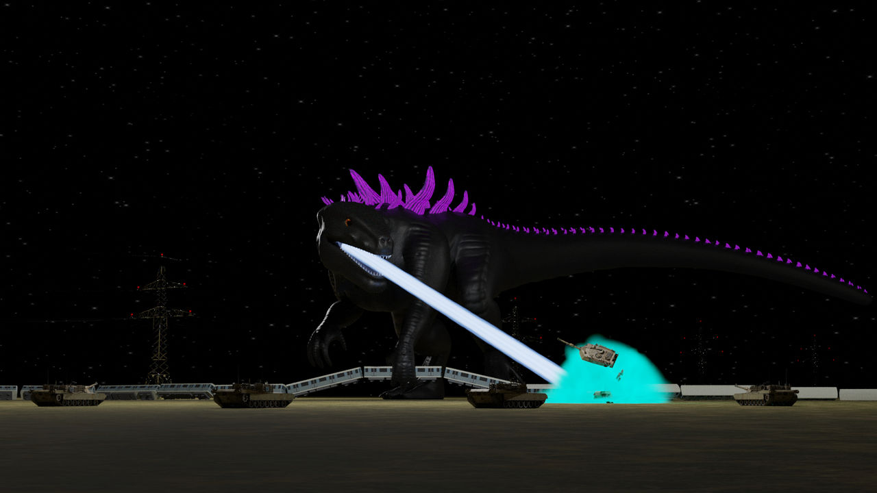 Godzilla 98 Being Badass by Mechaghostman2