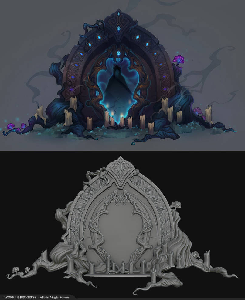 Magic Mirror Sculpt by Texelion on DeviantArt