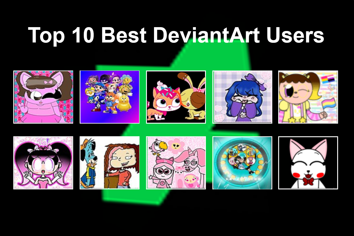 Top 10 Best DeviantArt Users by azzahalbram8 on DeviantArt