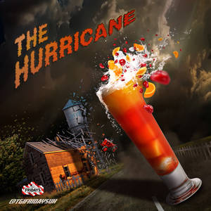 TGI  Fridays Cocktails Artwork - The Hurricane