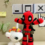 Deadpool + Unicorn Amigurumi