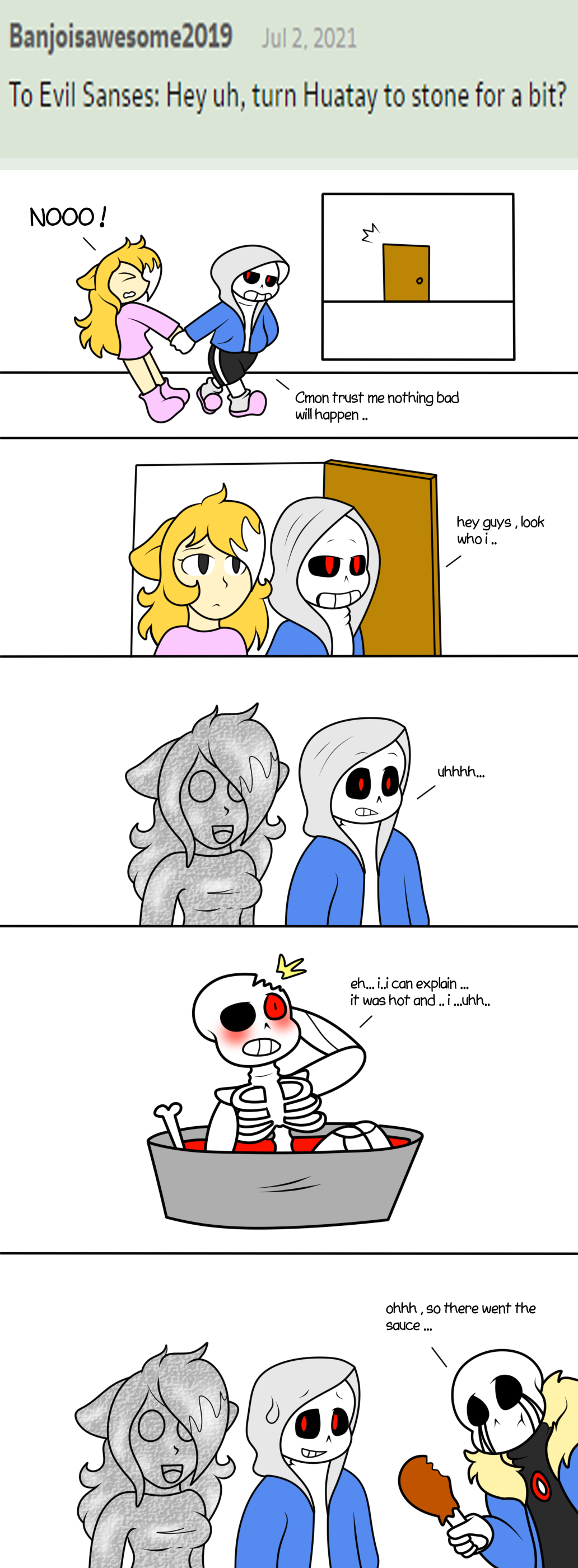 Day 1 : Undertale Sans by Huatay on DeviantArt