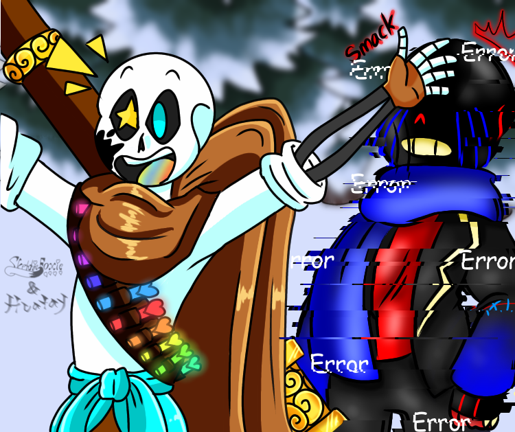 Error and ink collab drawing by Huatay on DeviantArt