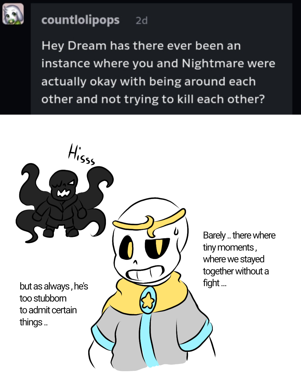 Nightmare sans by Huatay on DeviantArt