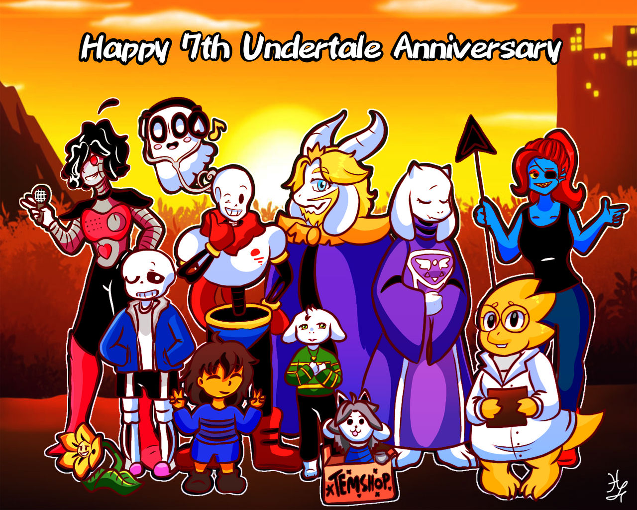 Undertale 7th Anniversary by Huatay on DeviantArt