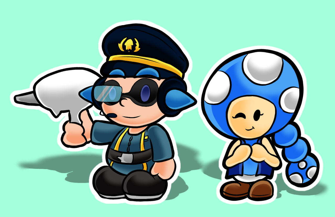 Comm paper mario ocs by Huatay on DeviantArt