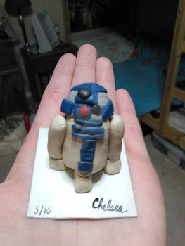 R2-D2 Clay Model