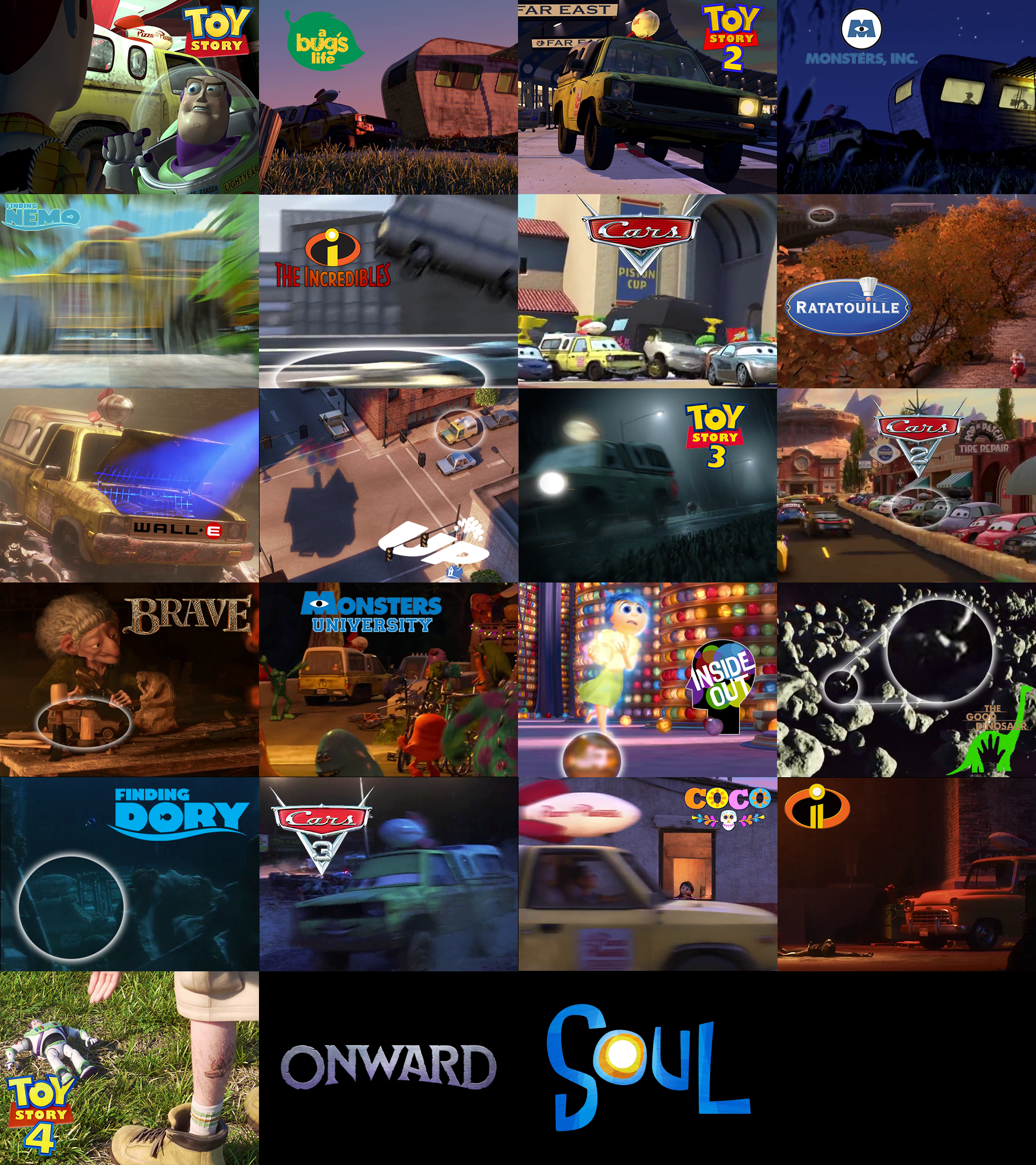 Disney Pixar Complilation The Pizza Planet Truck by perbrethil on