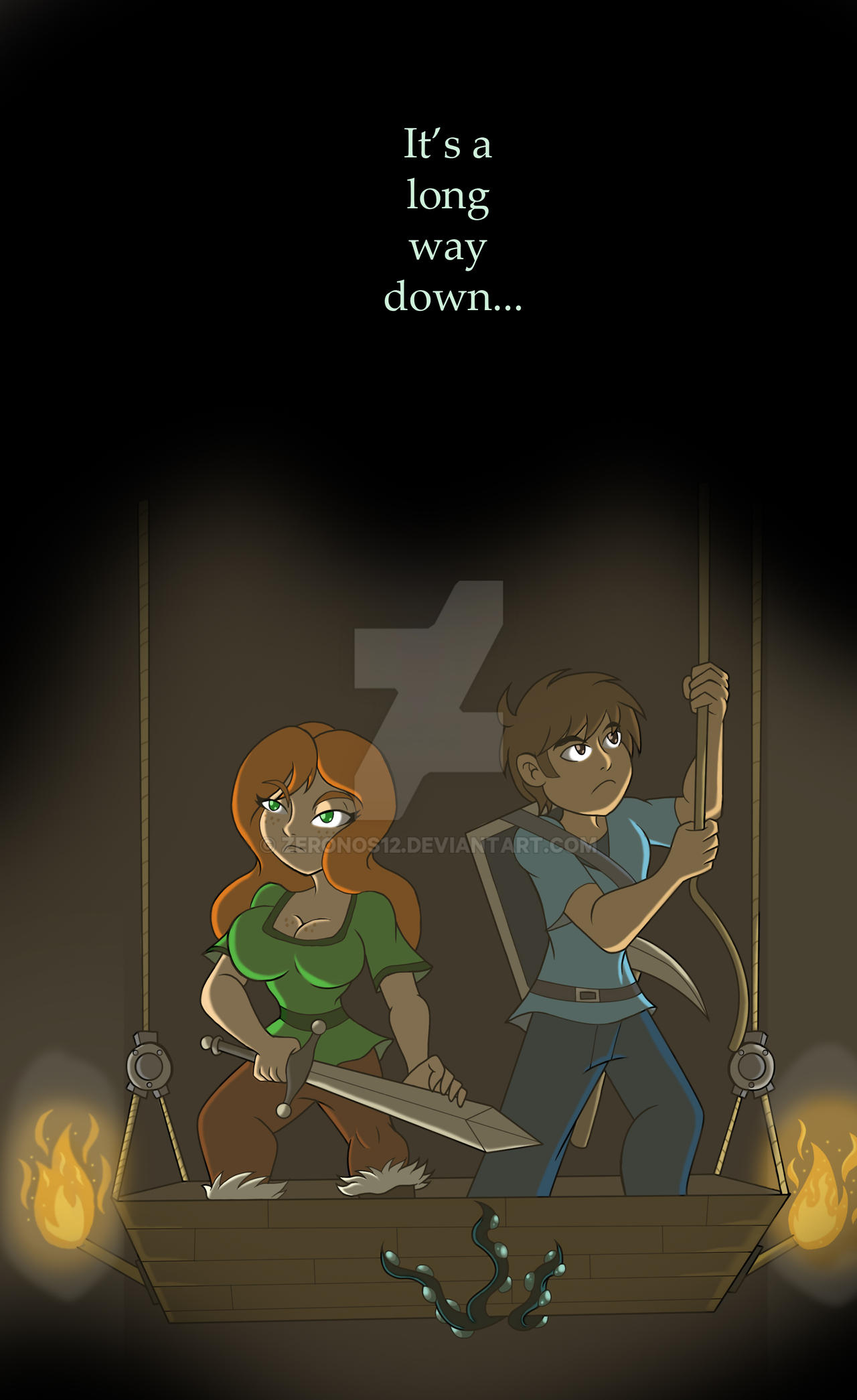 Minecraft - Into the Deep Dark by Zeronos12 on DeviantArt