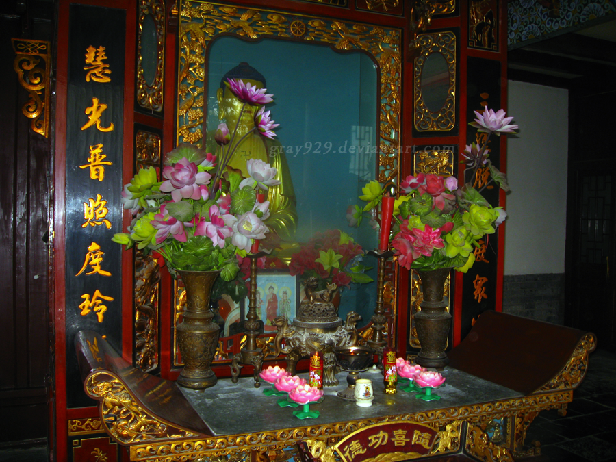 Buddhist Temple Alter