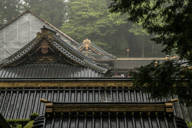 Rain at the temple