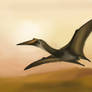 Quetzalcoatlus northropi - flying