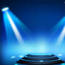 Stage Lighting Background with Spot Light Effects