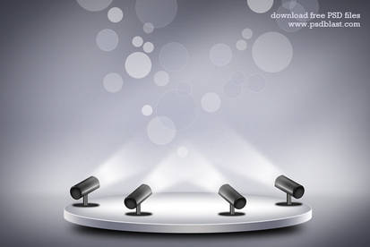 Product Promotion Stage Lighting Background (PSD)