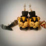 Golden Freddy Earrings+Studs!