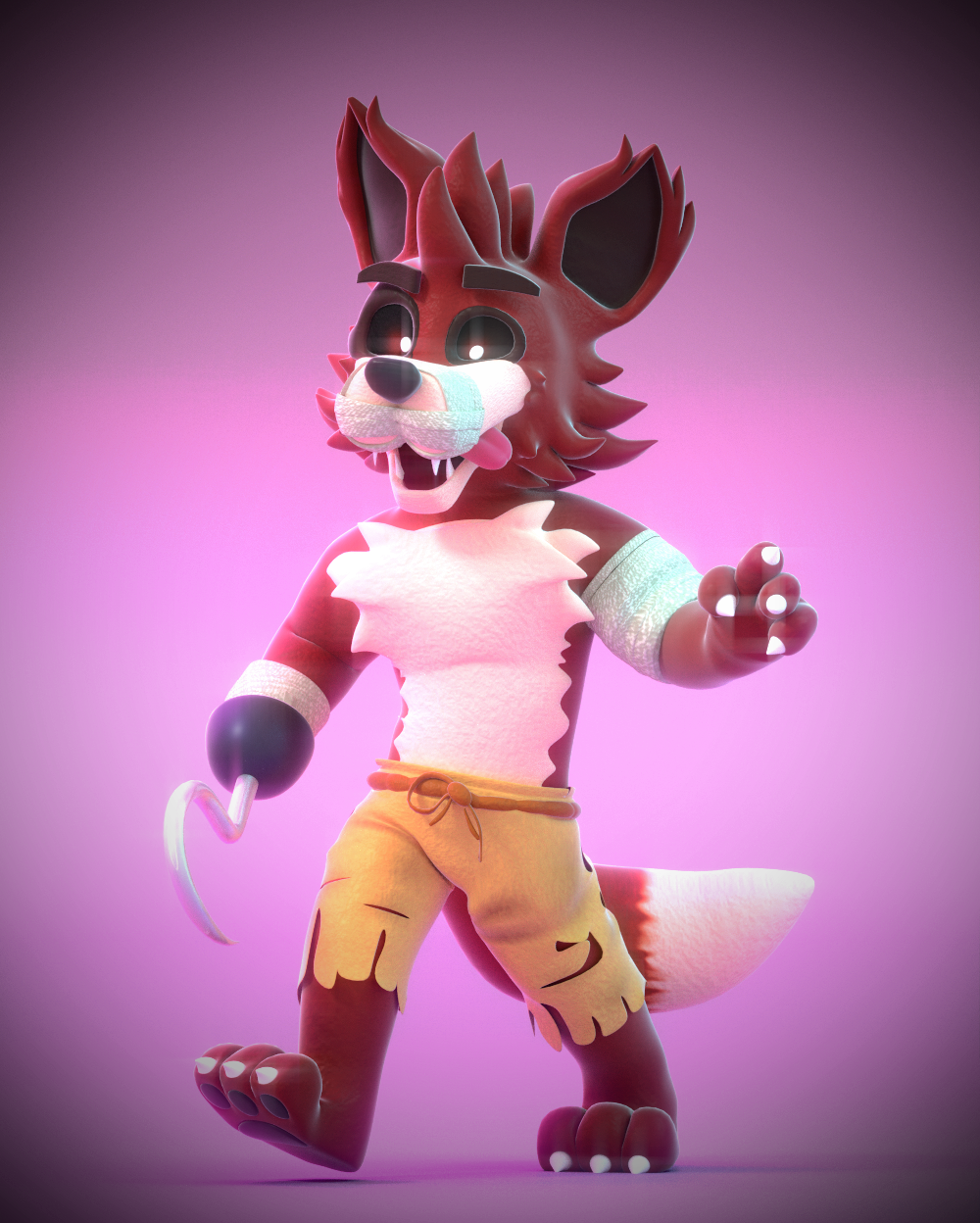 Nightmare Foxy Fnaf by IsaSaldareli on DeviantArt