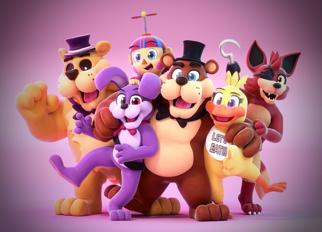 FNaF 7 Trailer [CARTOON ANIMATRONICS] by LaliTheFoxC4D on DeviantArt