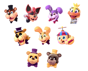 FNaF Head-Shots!