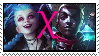 lol couple stamp JinxxEkko