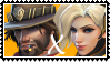 Overwatch straight stamp  McCree x Mercy