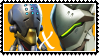 Overwatch yaoi stamp  ZenyattaxGenji