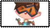 Overwatch Chibi stamp Tracer by SamThePenetrator