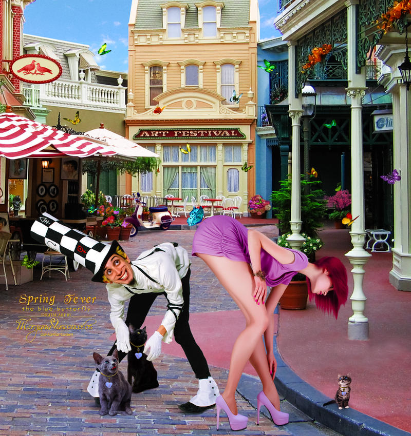 Spring Fever - the blue butterfly